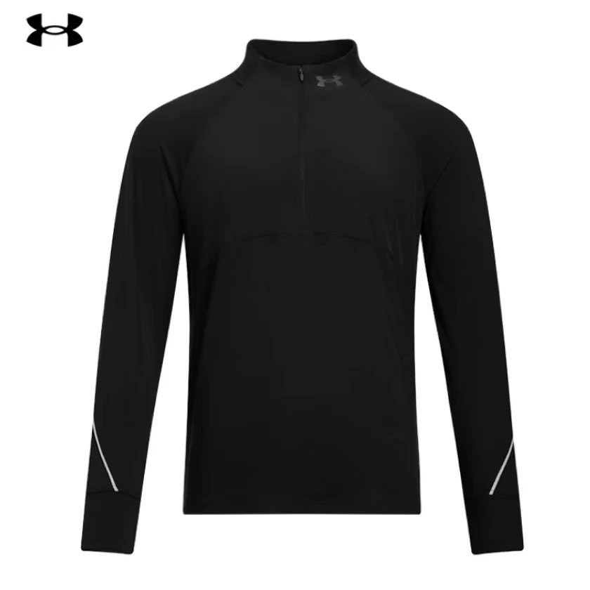 安德玛官方UA跑者美学Qualifier男子修身跑步长袖T恤1365662