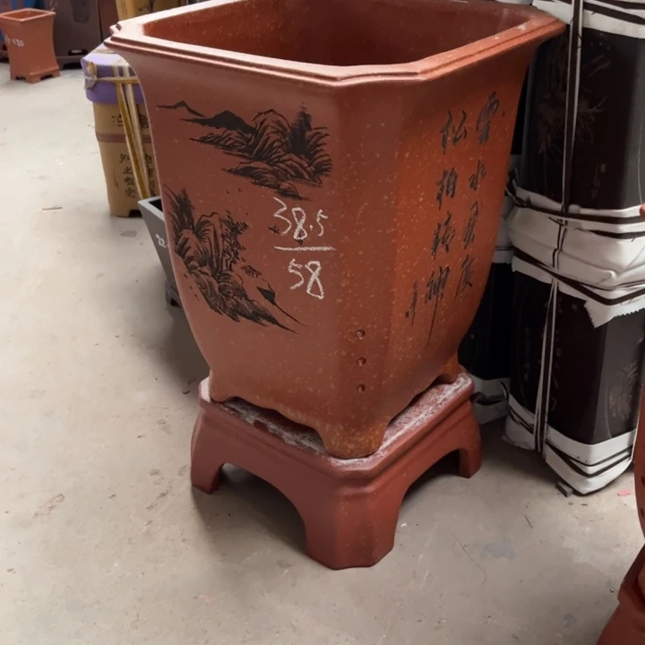 紫砂花盆紫砂花盆