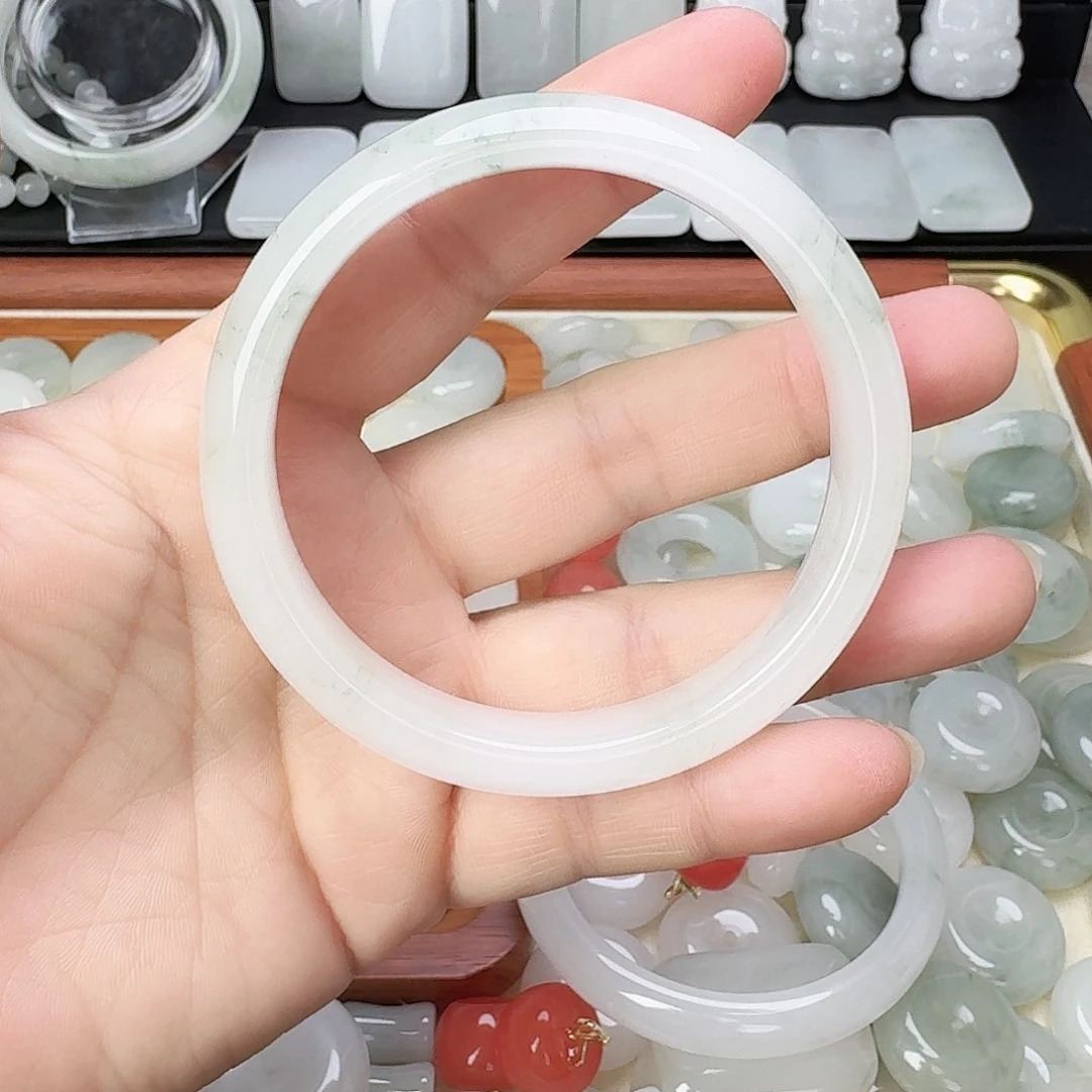 承***宝石英质玉未镶嵌手镯手镯