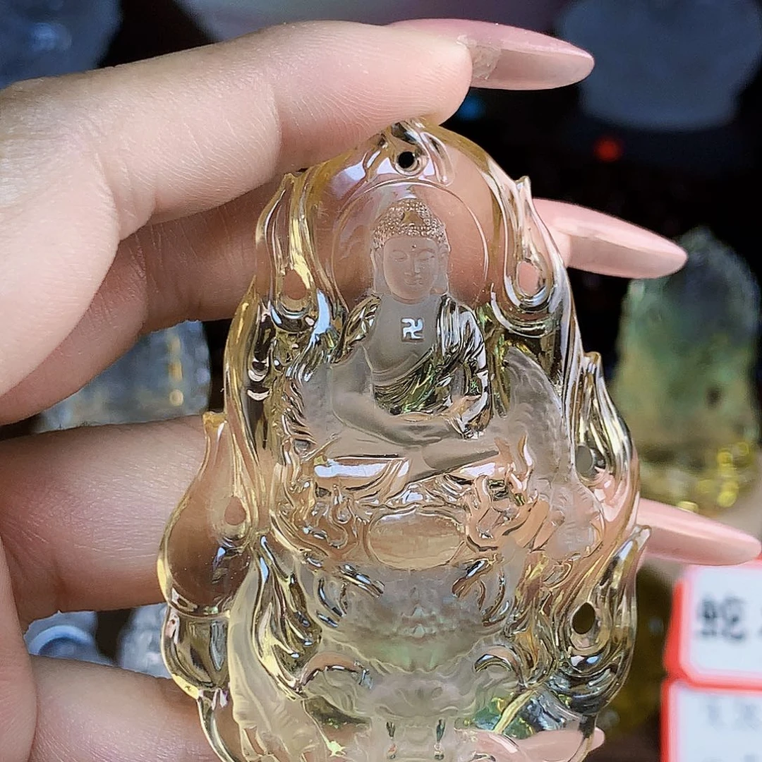 水晶颈饰未镶嵌M***o，