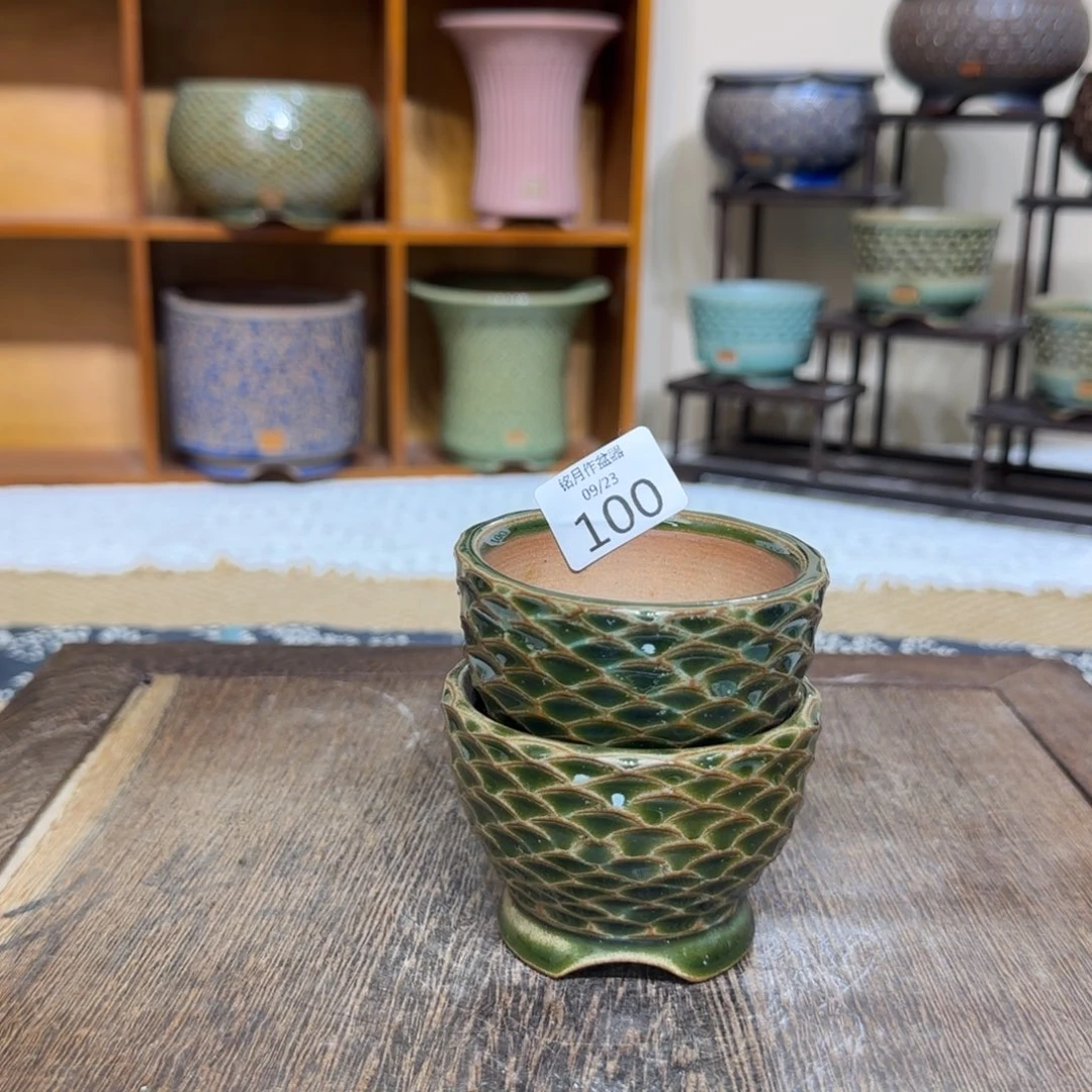 手工花盆 100 内口口径 6 cm