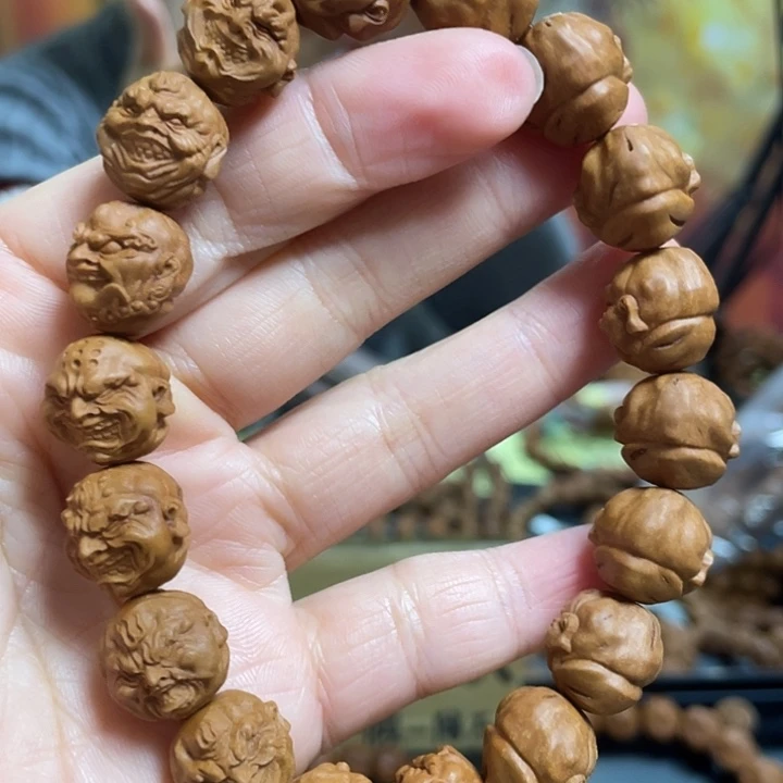 手串/手链橄榄核龙纹桃核