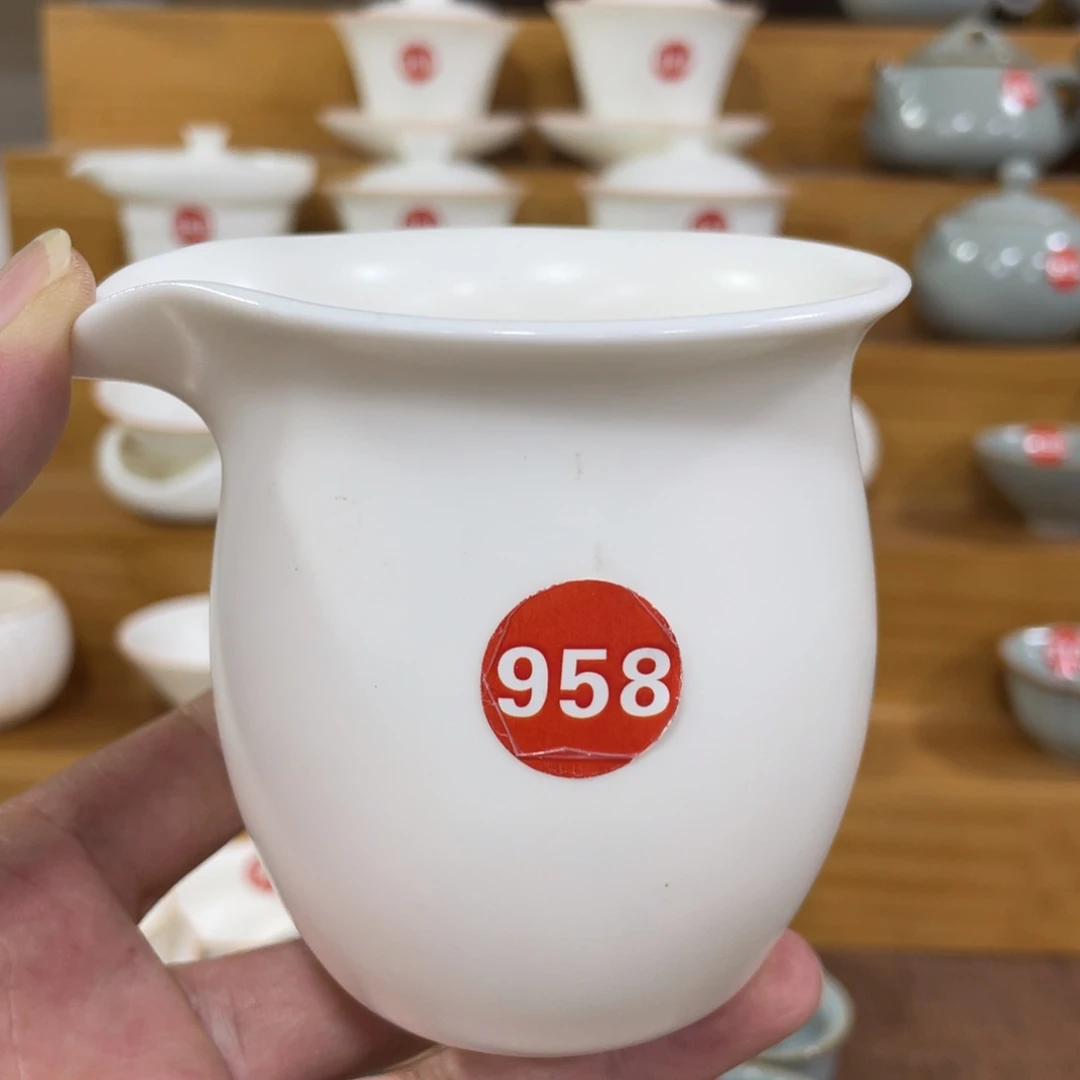 微瑕陶瓷茶壶茶杯家用