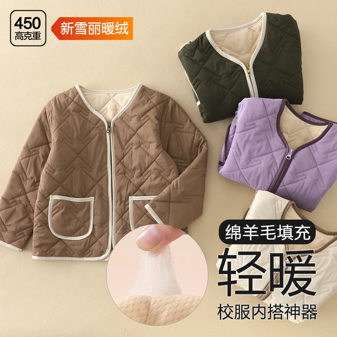 儿童男女秋冬3M高效保暖防风棉衣RT2507