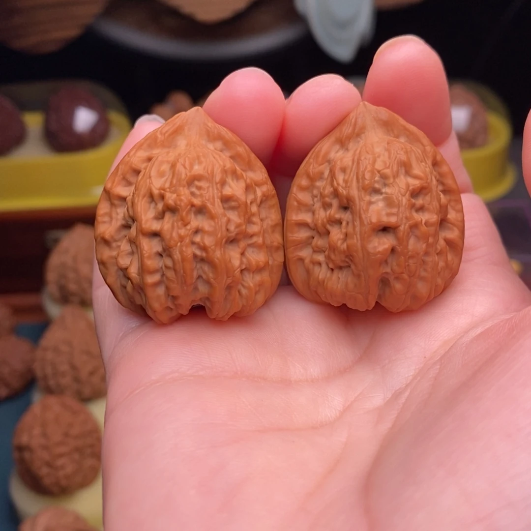 吊坠文玩核桃33赤龙鸡心全