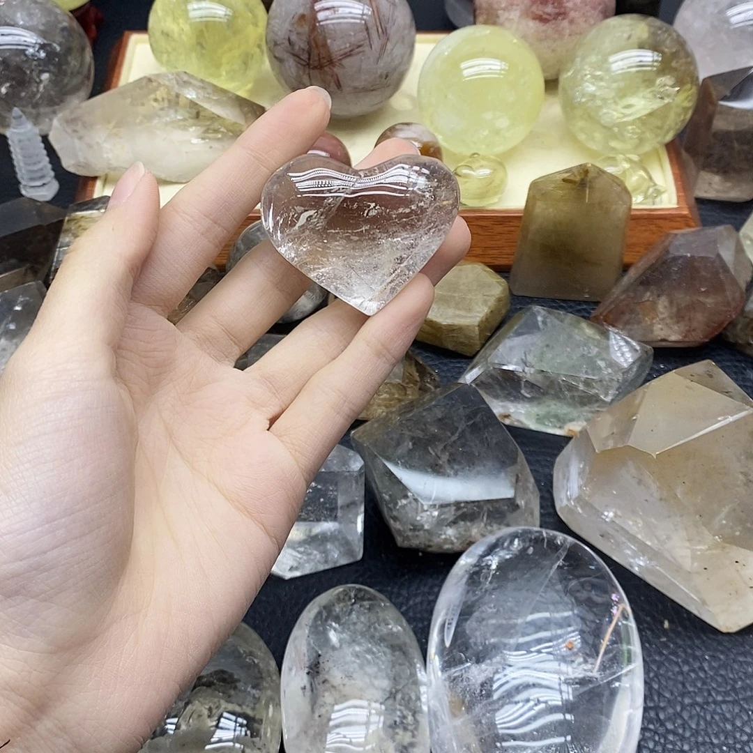 水晶未镶嵌珠宝半成品436水晶石