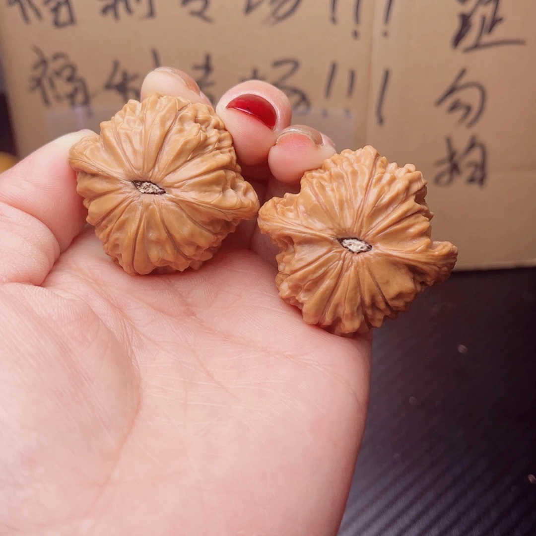 文玩核桃把件山地磨41尺