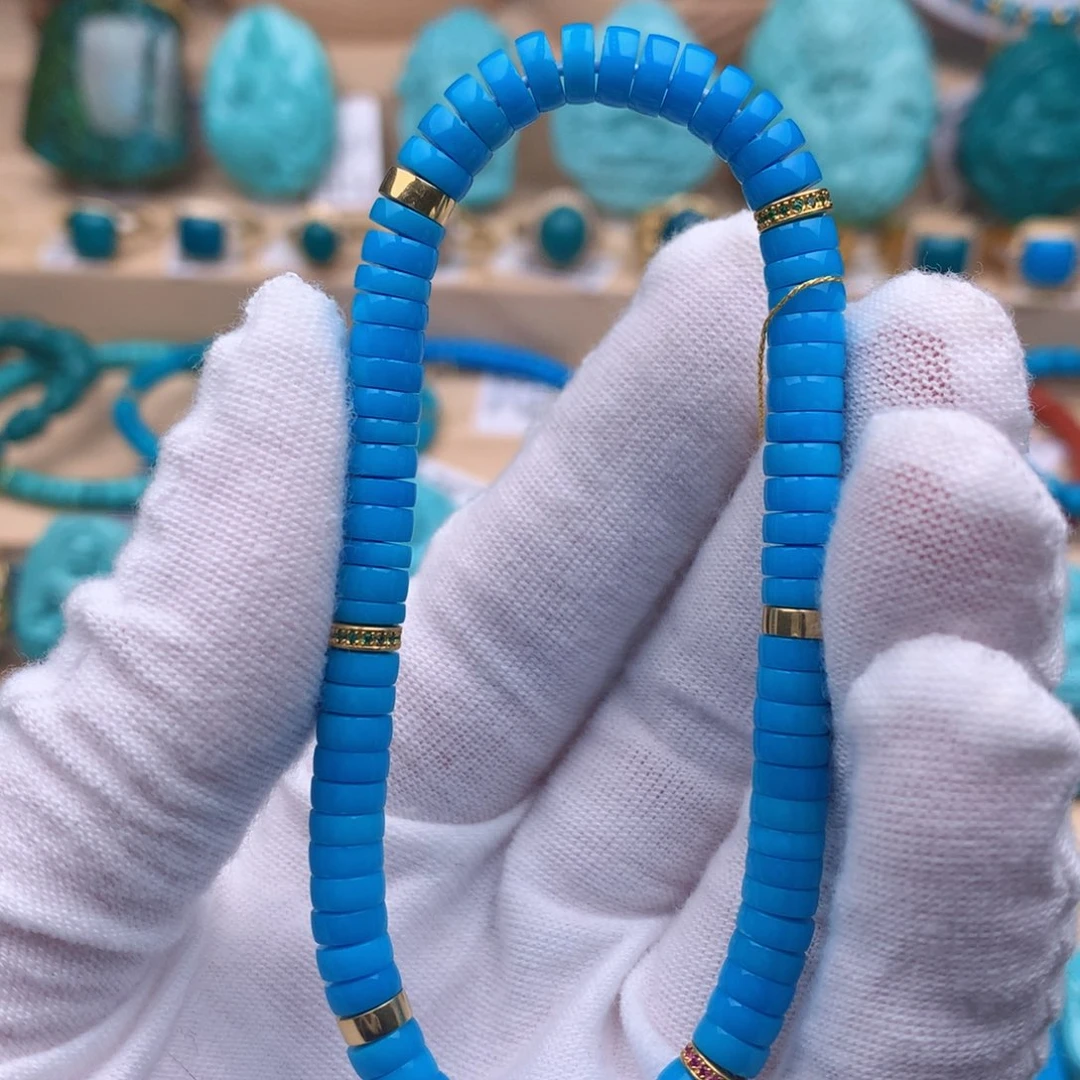 绿松石未镶嵌配饰5.3mm