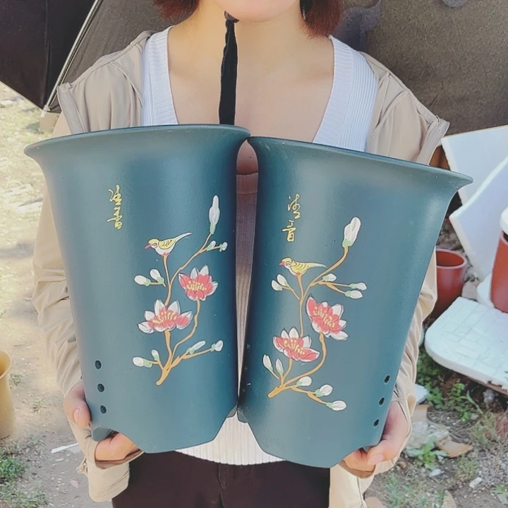 宜兴紫砂精品花盆