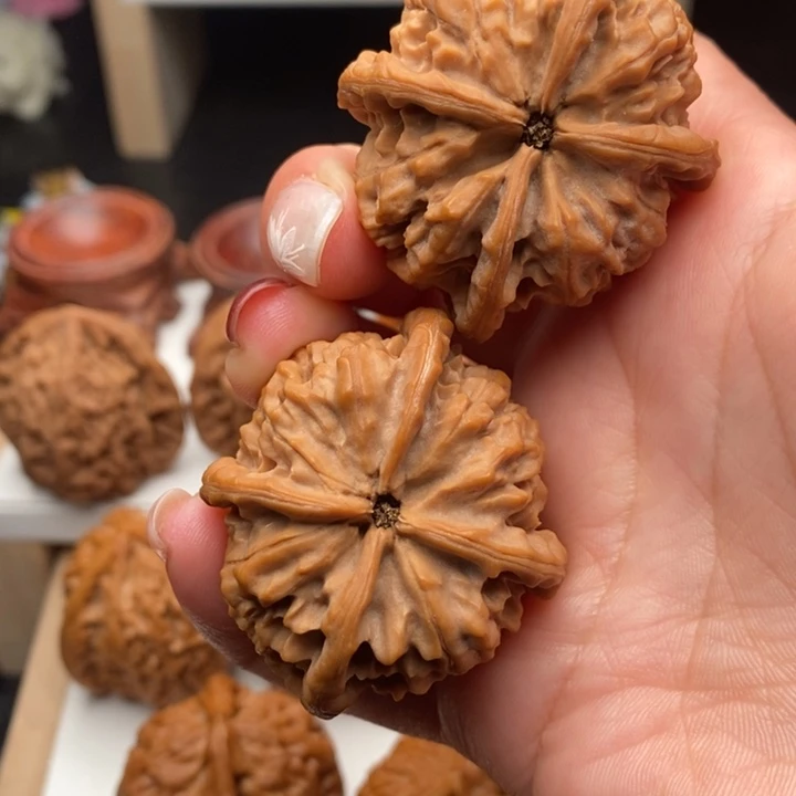 闲****文玩核桃把件四棱