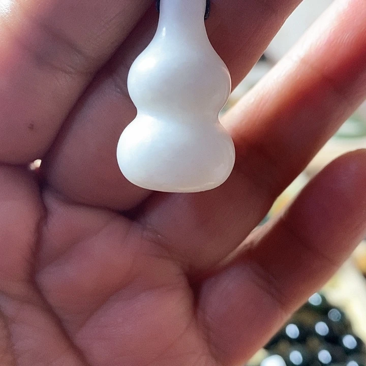 蛇纹石玉合金颈饰