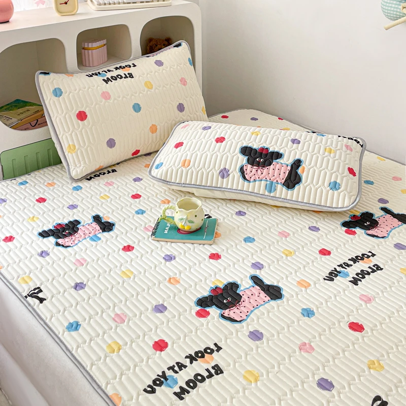 冰丝席可机洗2025新款乳胶凉席床单亲肤学生宿舍单人床夏天席子