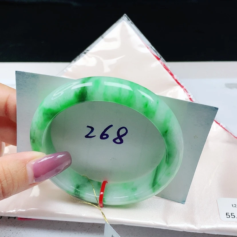 【闪购商品】翡翠手镯未镶嵌 正圈55+
