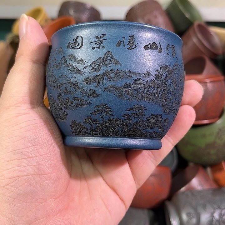 茶杯紫砂全手工紫砂主人杯
