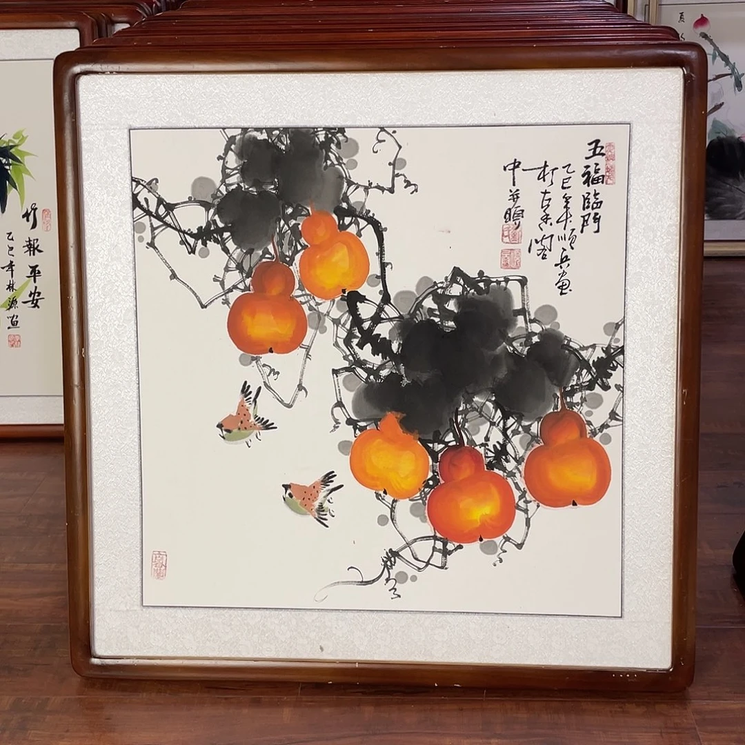 国画带框尺寸63*63厘米