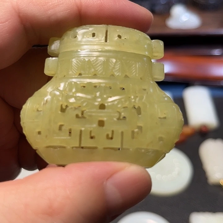 和田玉未镶嵌挂件陌****1