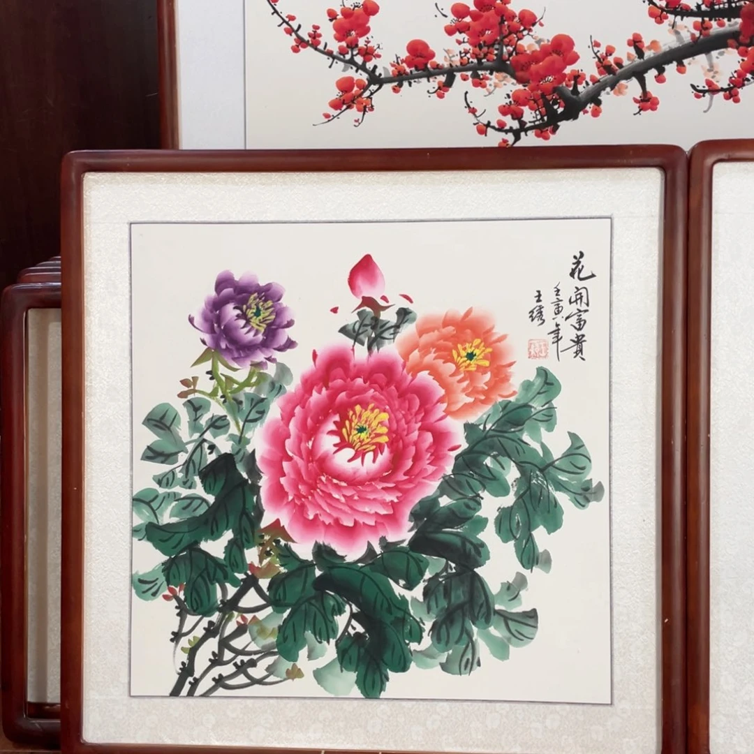 国画带框尺寸63*63厘米