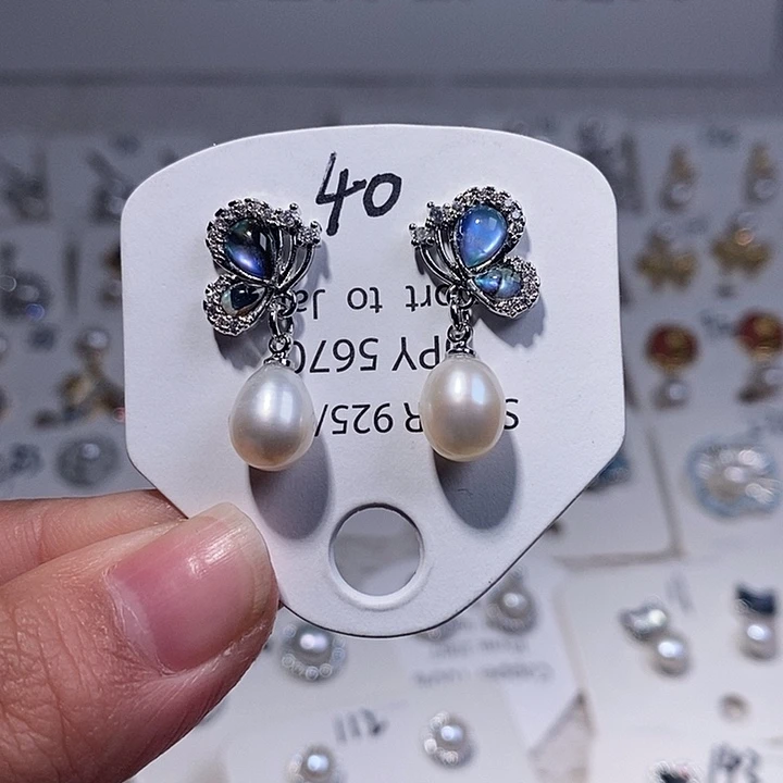 未镶嵌耳饰淡水珍珠