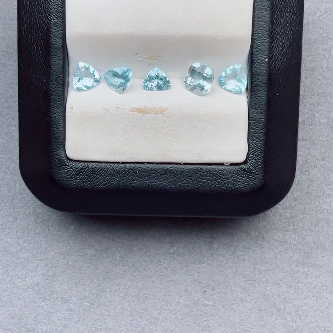 脏***包海蓝宝石裸石未镶嵌天然5P