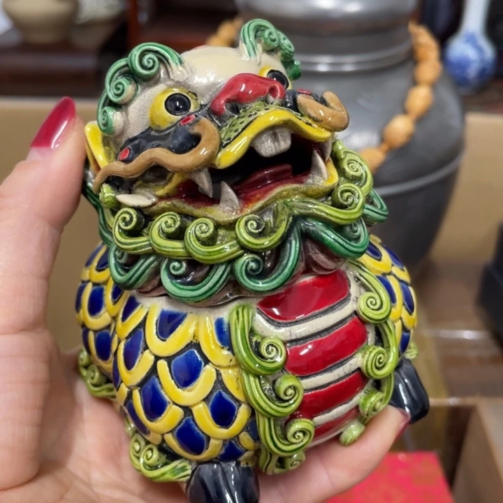 瓷中古工艺品摆件
