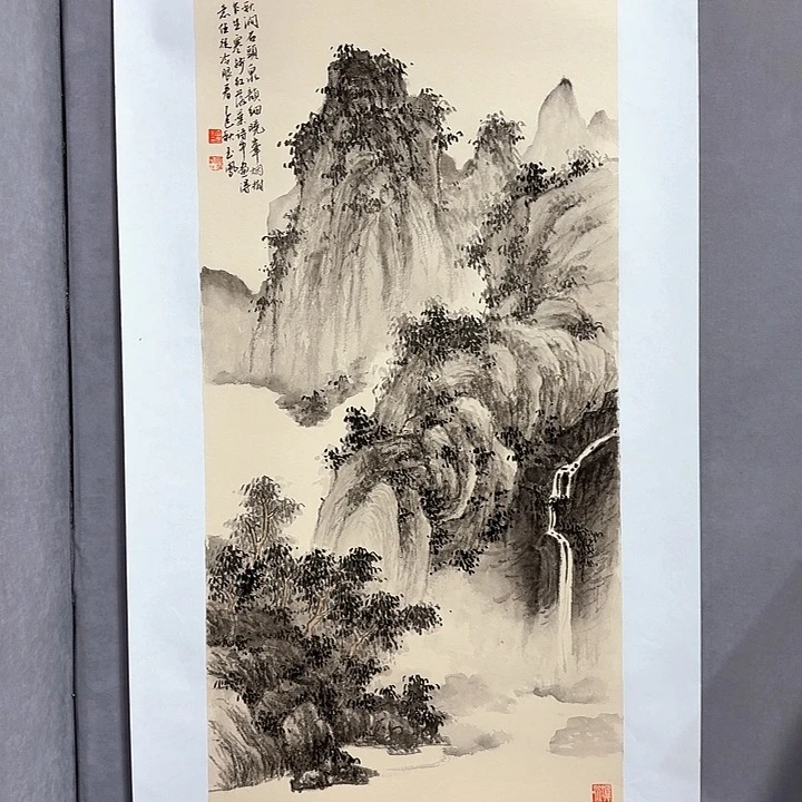 国画亲笔手绘放心去藏