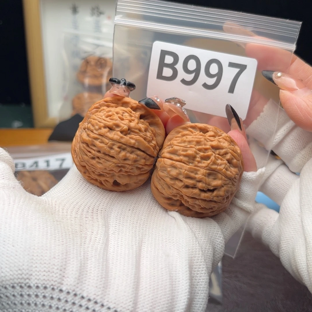 把件文玩核桃41莲花b997