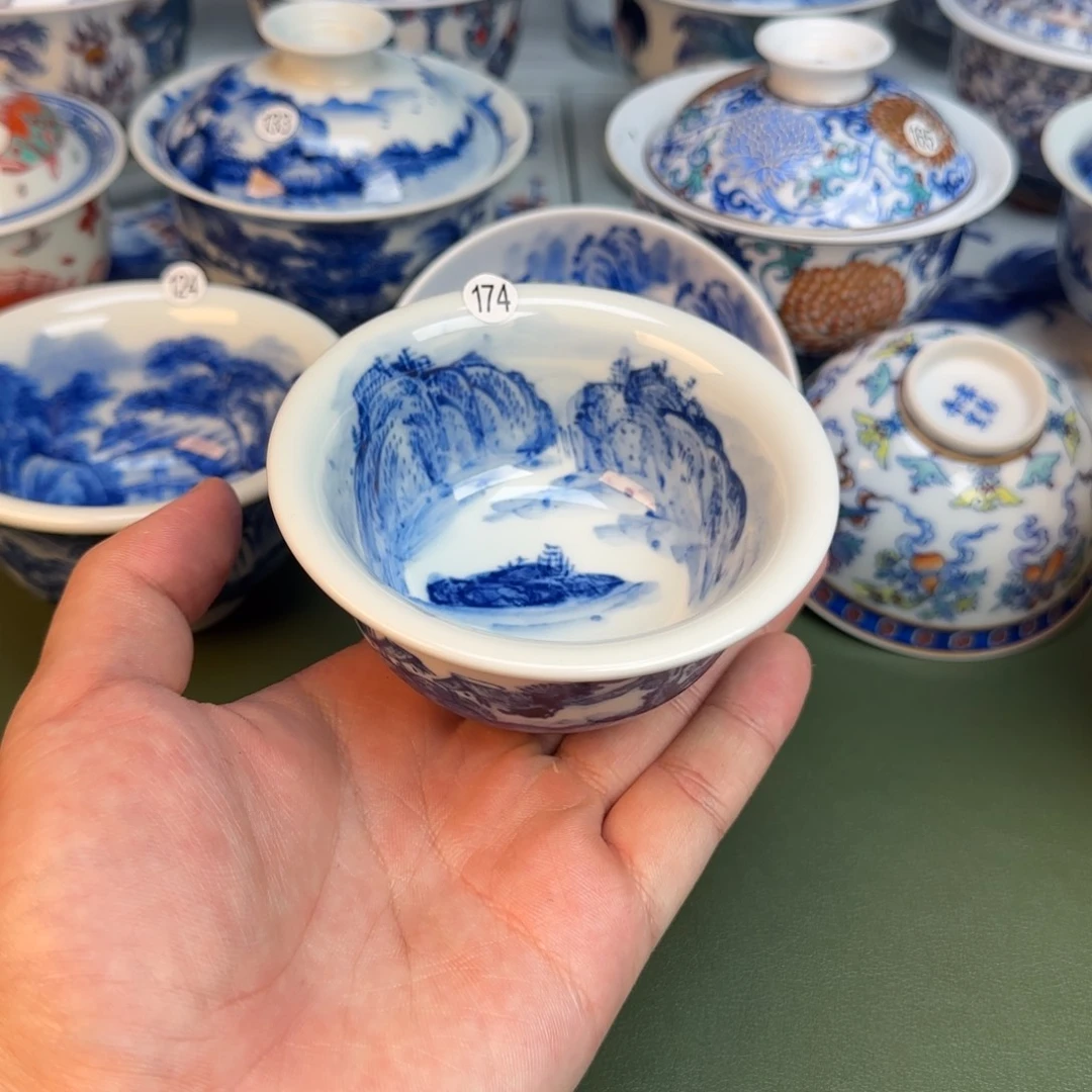 彦祖纯手工手绘茶具174