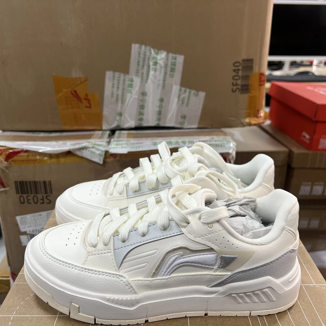 《B品以直播展示为准》色差（X939）李宁女子休闲运动鞋AGCU040-1