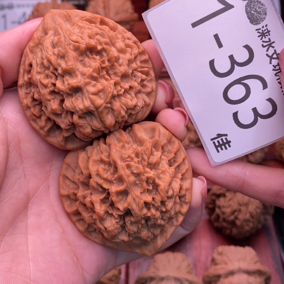 文玩核桃把件50官帽