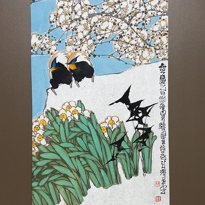 国画孙景隆   手绘原创