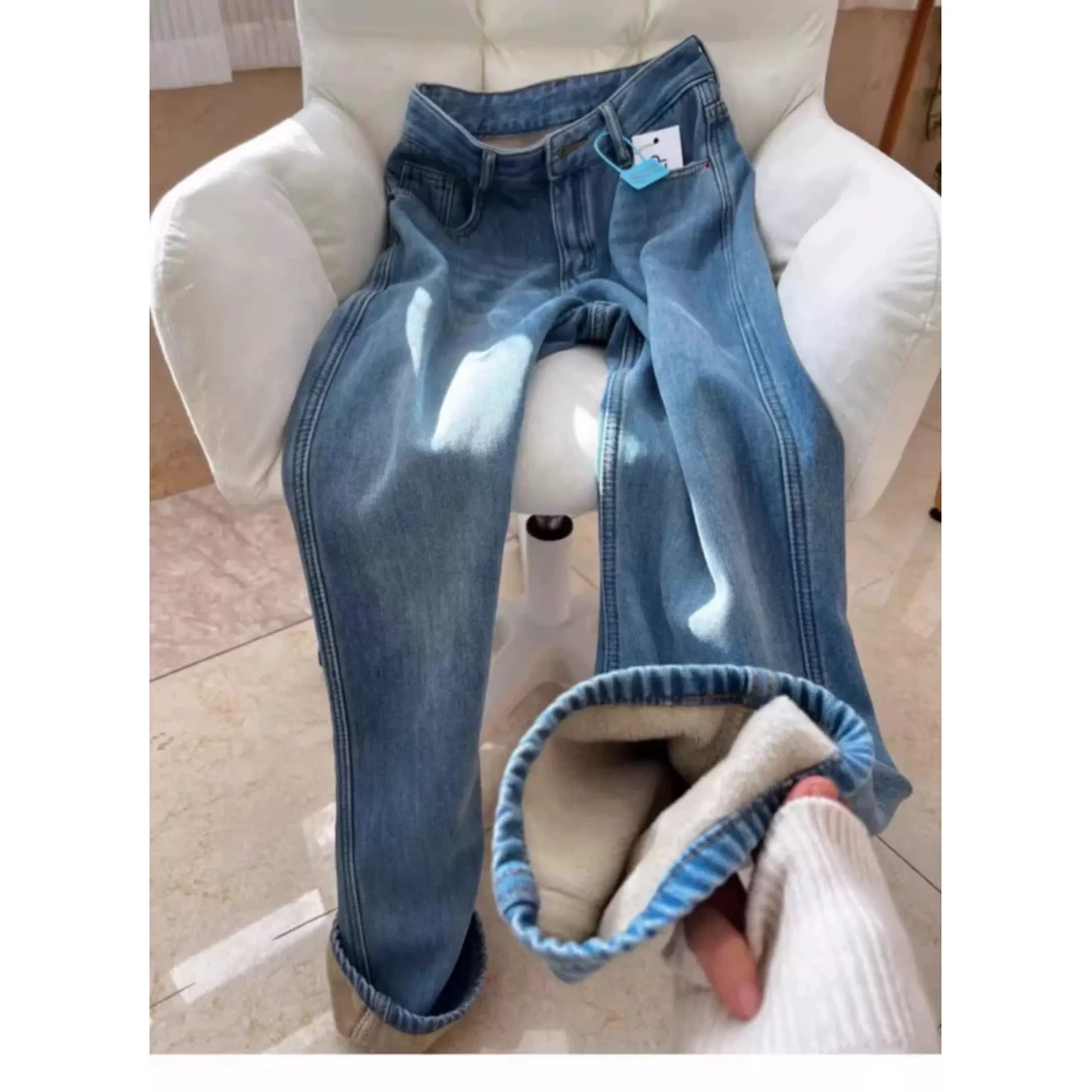 《4441-4450》加绒牛仔裤直播间下单，主播每过十款上链接