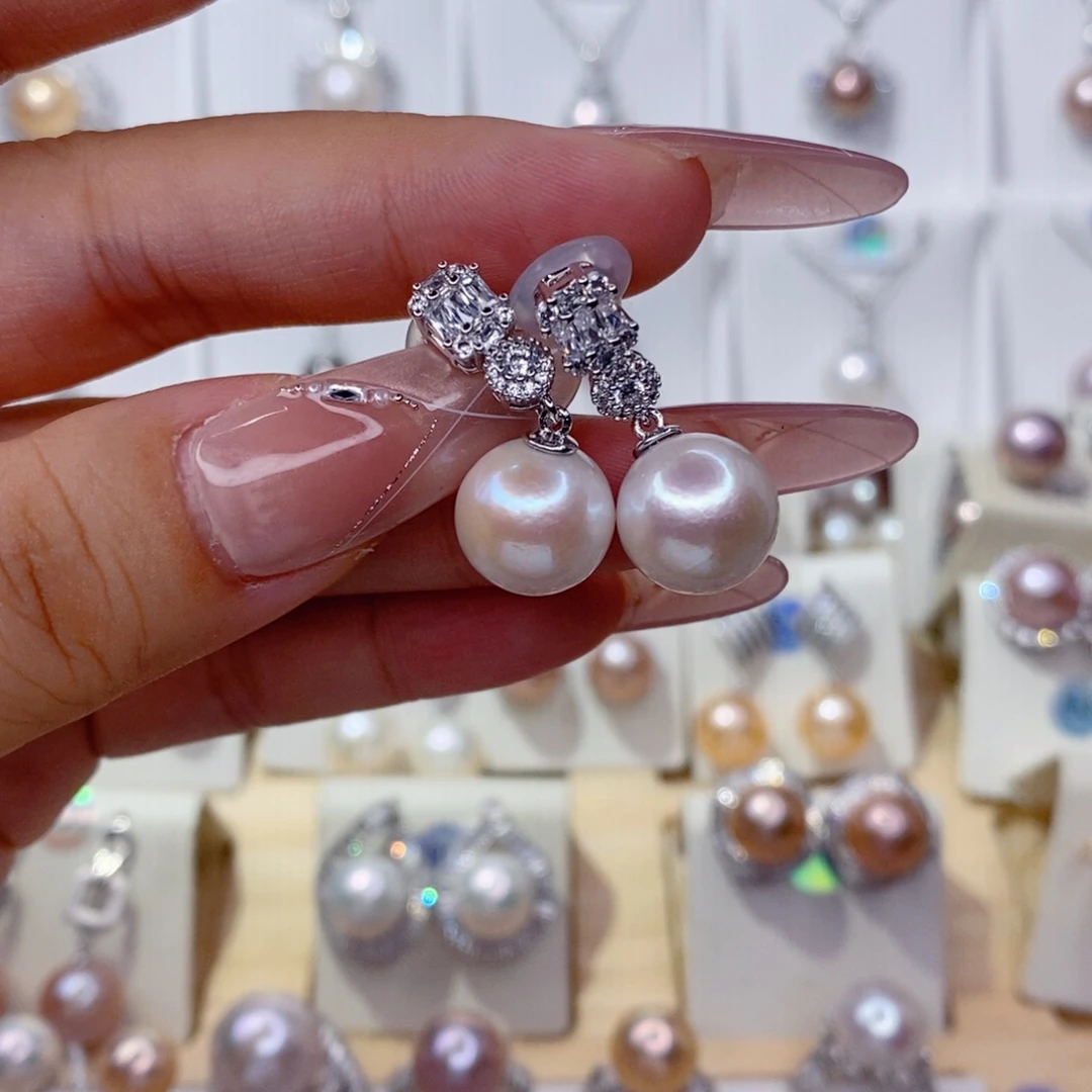 淡水珍珠未镶嵌耳饰