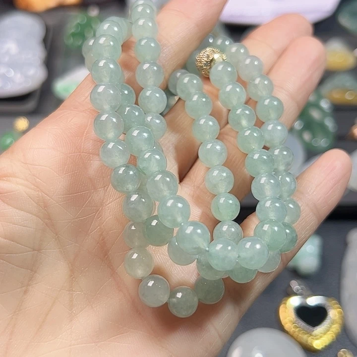 颈饰未镶嵌翡翠项链
