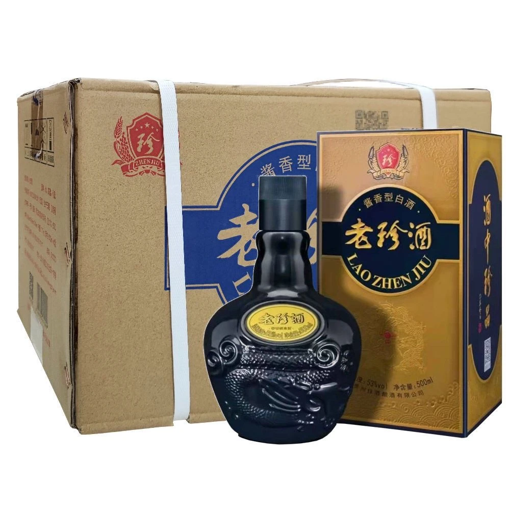 珍酒2021年老珍酒 酱香型53度 500毫升*6瓶 整箱特价