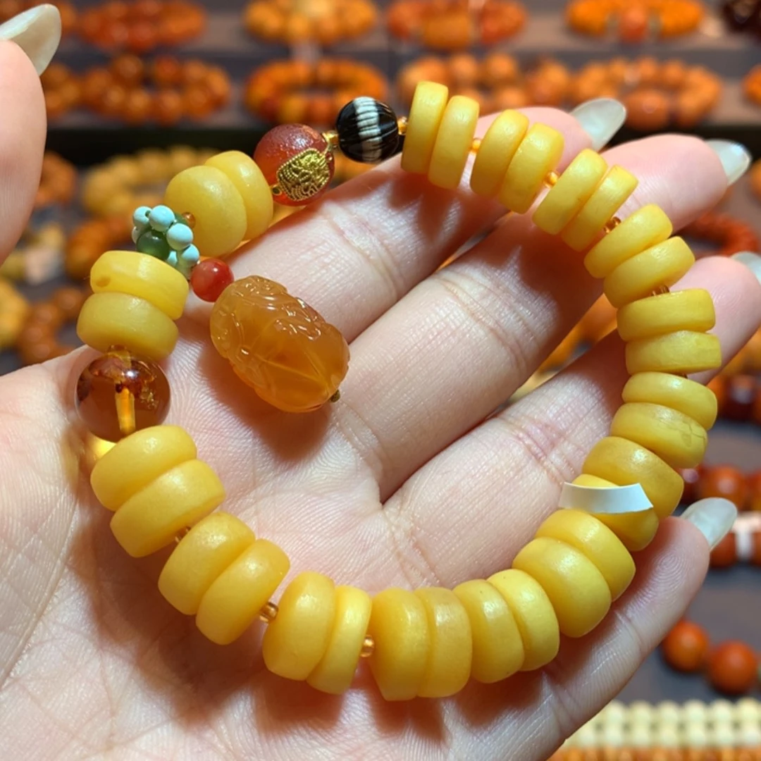 【闪购商品】手串蜜蜡未镶嵌蜜蜡手串
