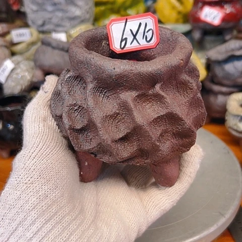 粗陶花盆手工花盆制作