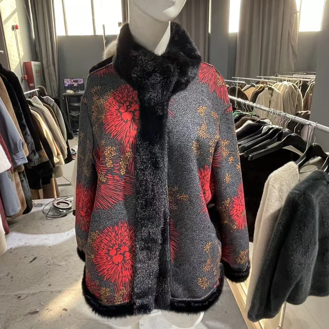 D11时尚百搭爆款貂绒外套韩版ins风