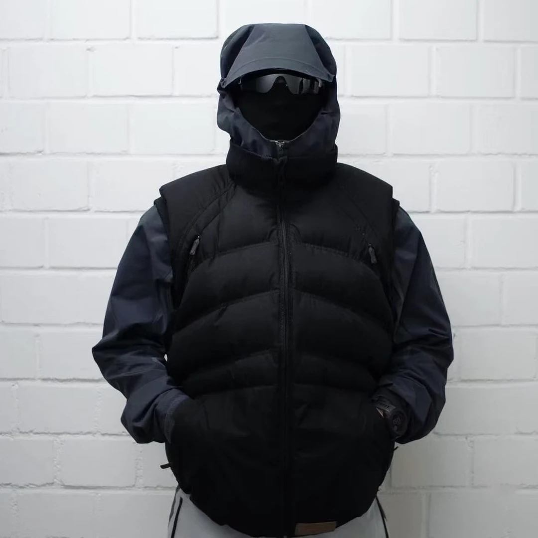 冬季情侣款#欧克利#小众户外保暖防水棉马甲