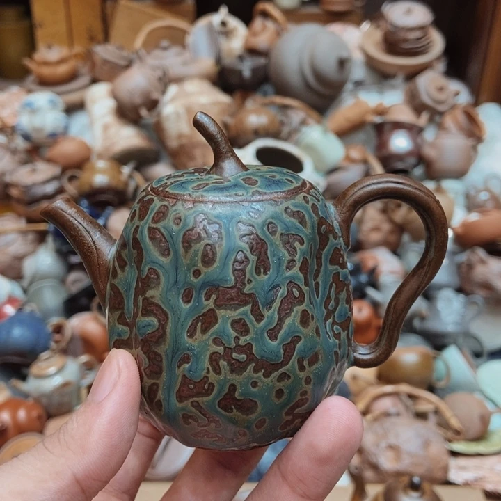 柴烧老岩泥高端茶器