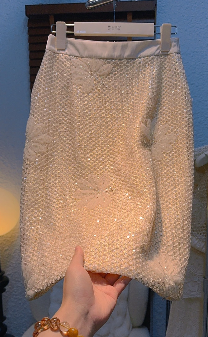 E339#夏季新款时尚洋气设计感漂亮显瘦半身裙子