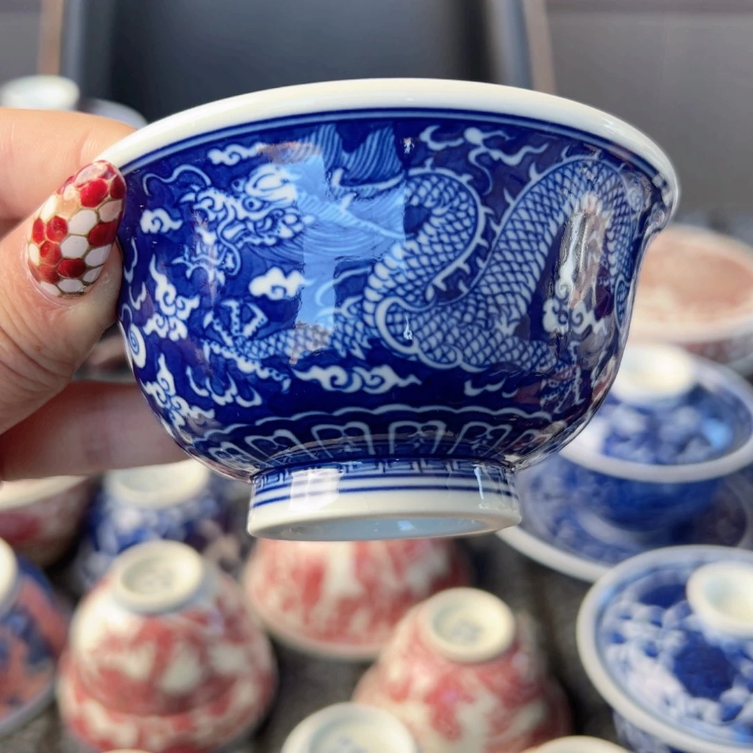 摆件景德镇毛仔柴窑主人杯