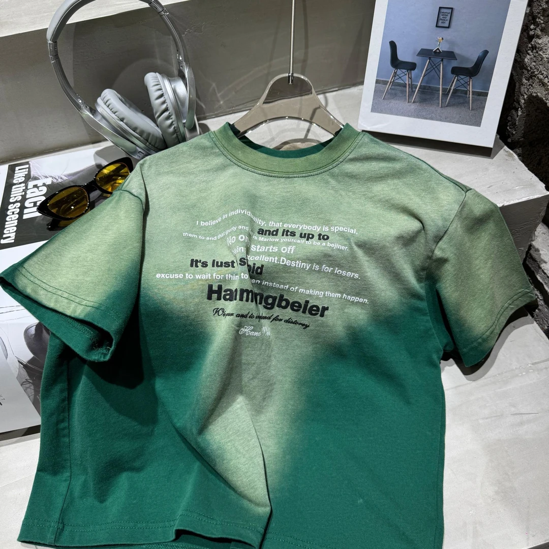 若大王时尚百搭童装字母印花T恤 H25193