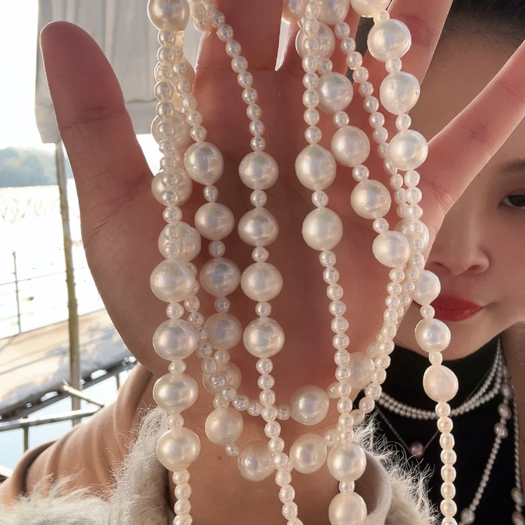 毛衣链淡水珍珠未镶嵌