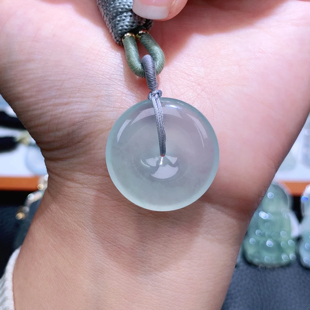 颈饰未镶嵌翡翠扣子