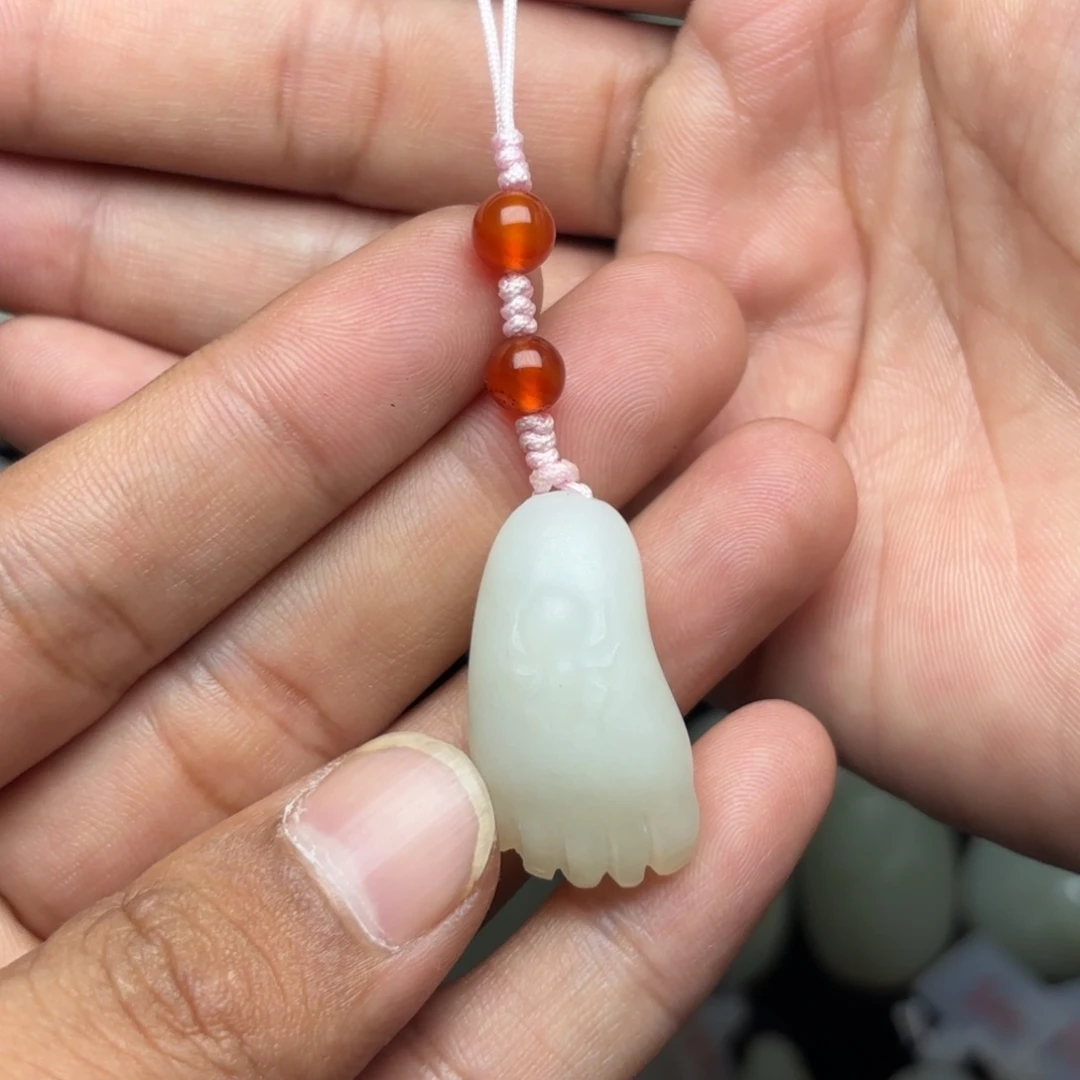 和田玉未镶嵌吊坠(不含链)