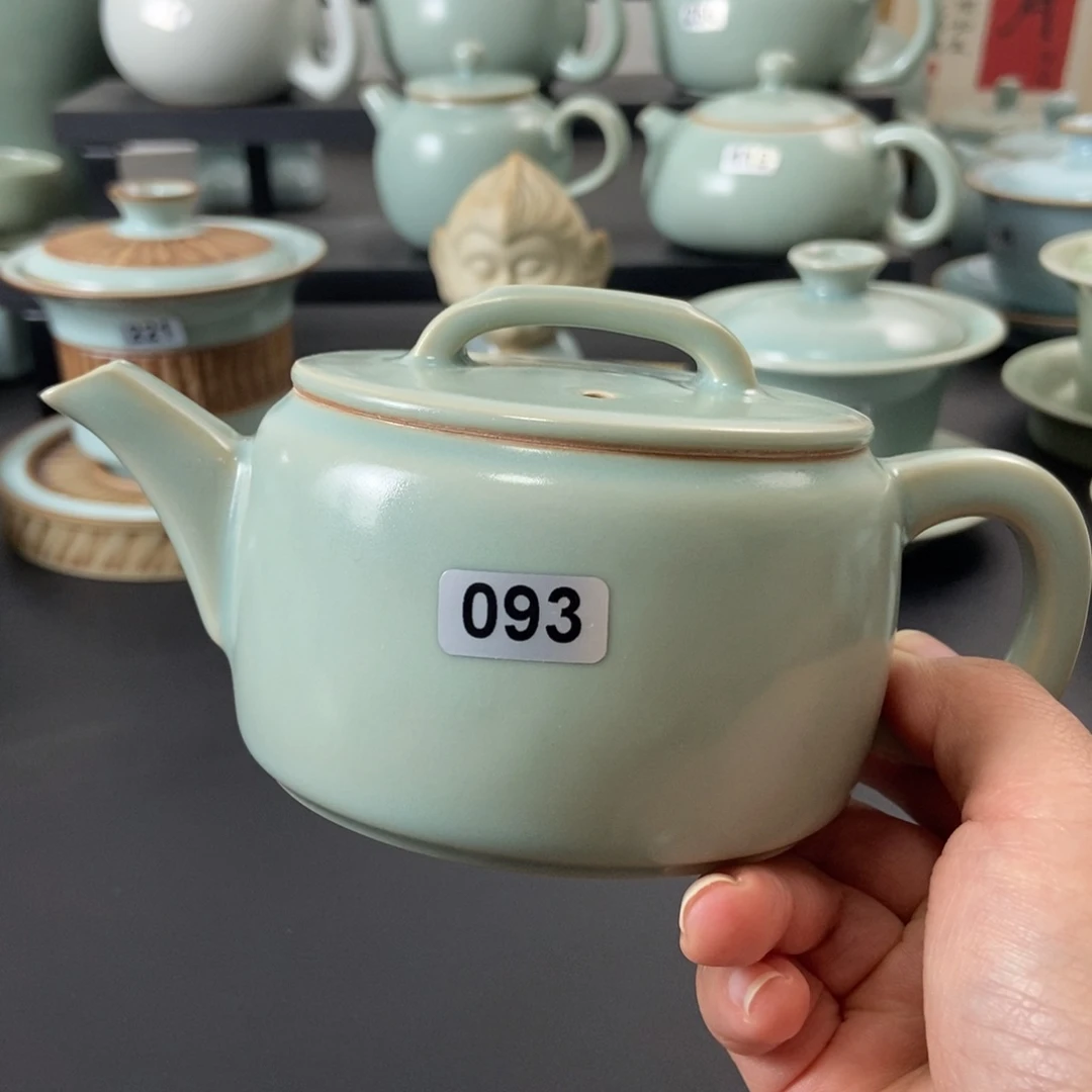 仿古釉水汉瓦壶壶