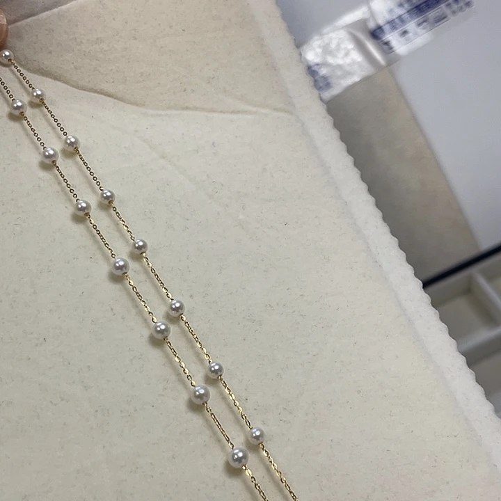 吊坠银S925镶嵌淡水珍珠