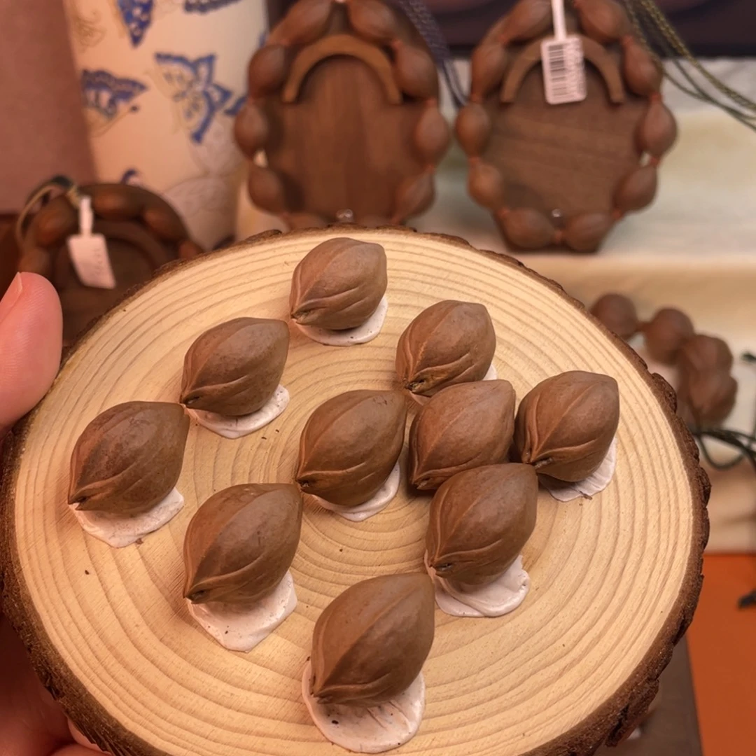 橄榄核手串/手链1725梅林铁核三面佛精品