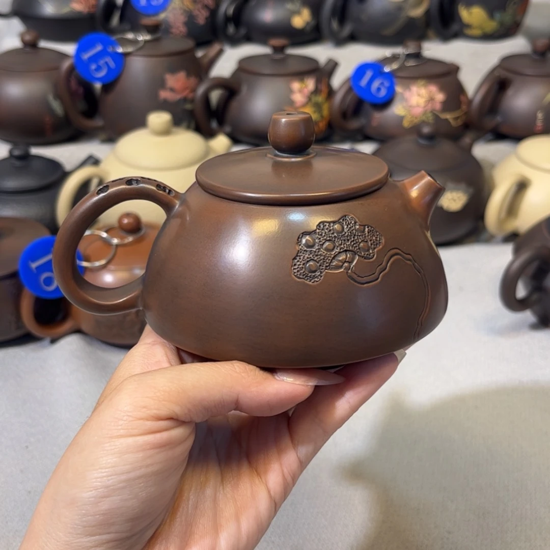 【闪购商品】红泥 浮雕莲蓬 容量 249c c