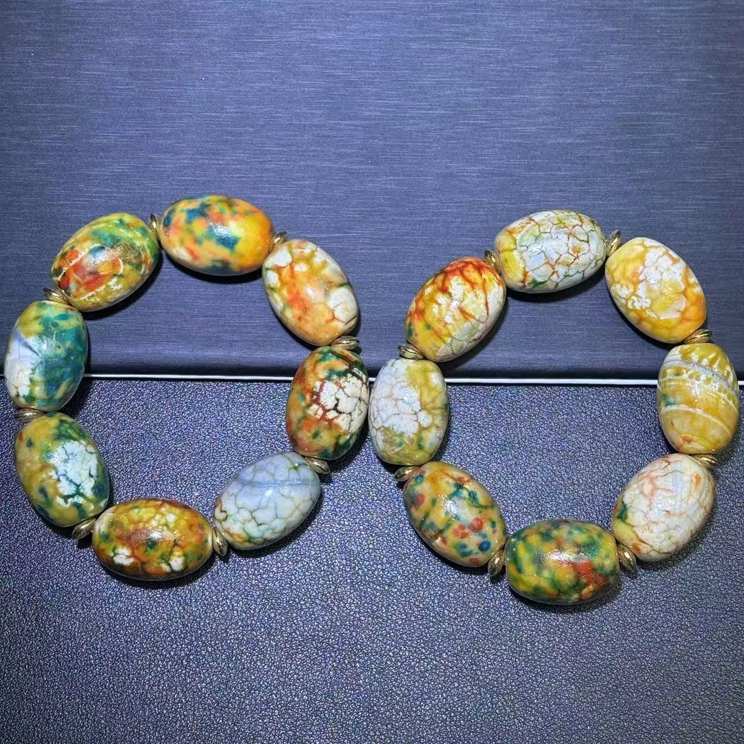 q-S8131-六彩明珠玛瑙手串-多样性发其一